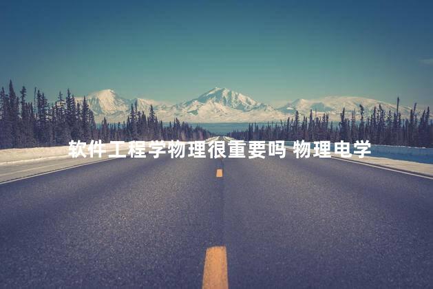 软件工程学物理很重要吗 物理电学